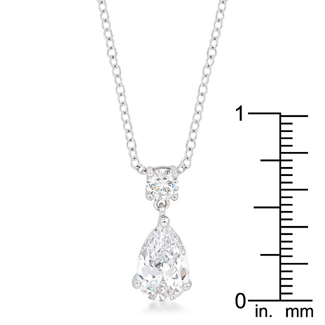 Chandelier Pear Cubic Zirconia