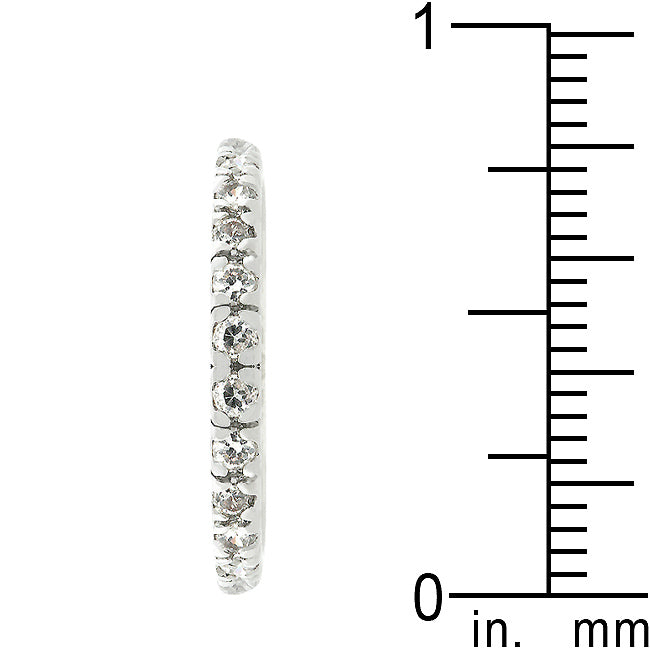 Clear Cubic Zirconia Eternity