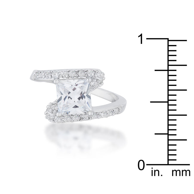 Caroline 2.3ct Rhodium Statement