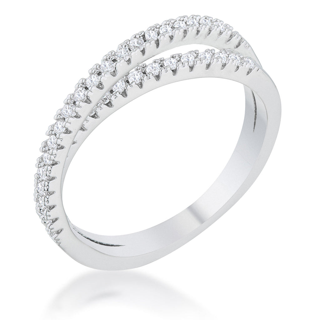 Mara 0.4ct Rhodium Intertwined