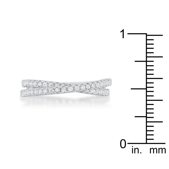 Mara 0.4ct Rhodium Intertwined