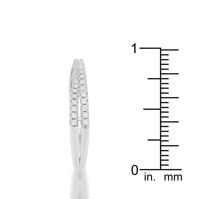 Mara 0.4ct Rhodium Intertwined