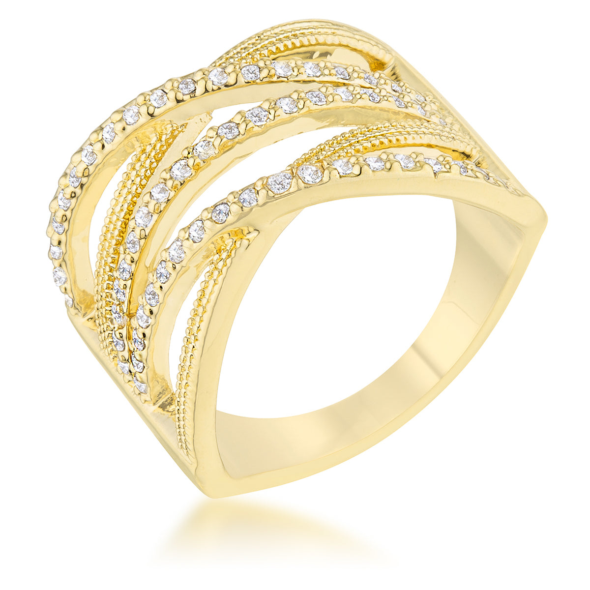 Greta 0.57ct 14k Gold Wide