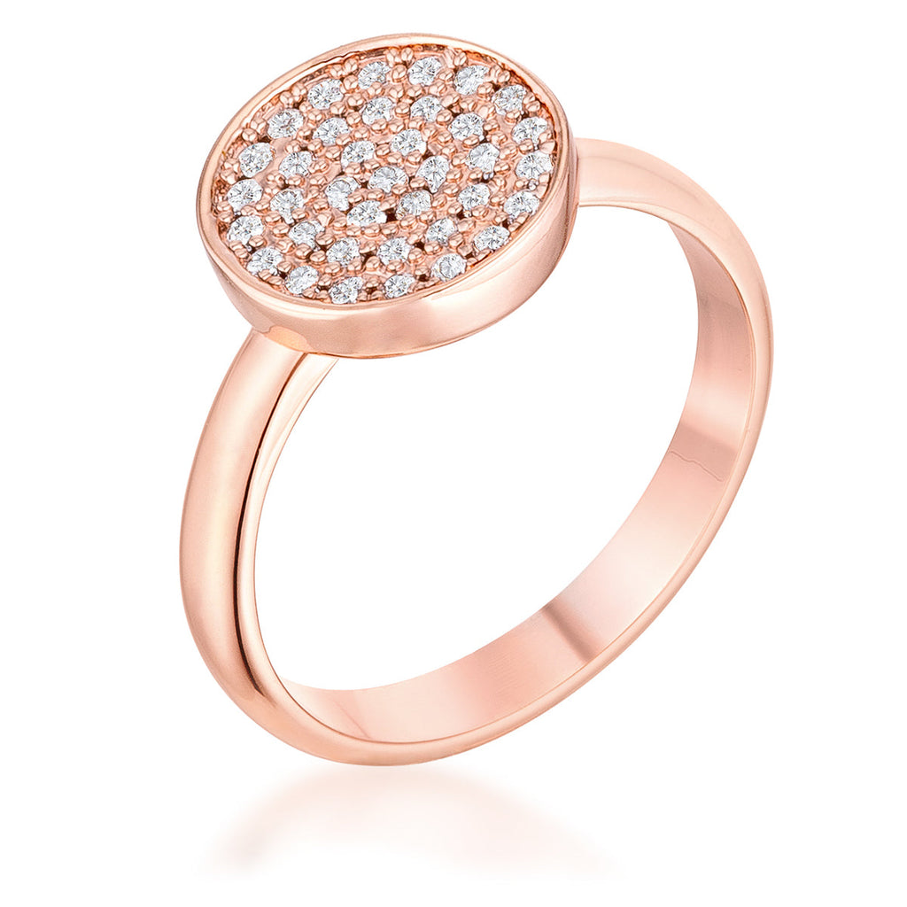 0.2ct Rose Gold Pave Circle