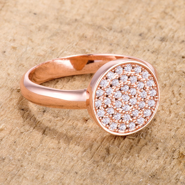 0.2ct Rose Gold Pave Circle