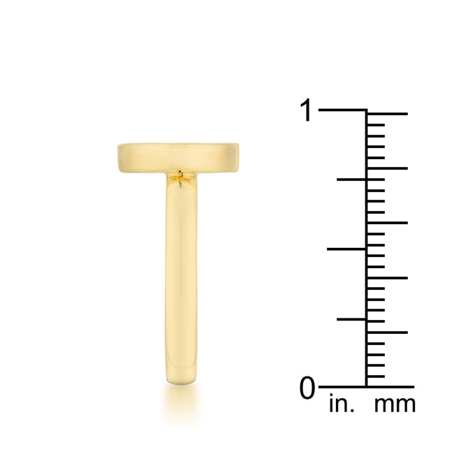 Krystal 0.2ct 14k Gold Pave Circle