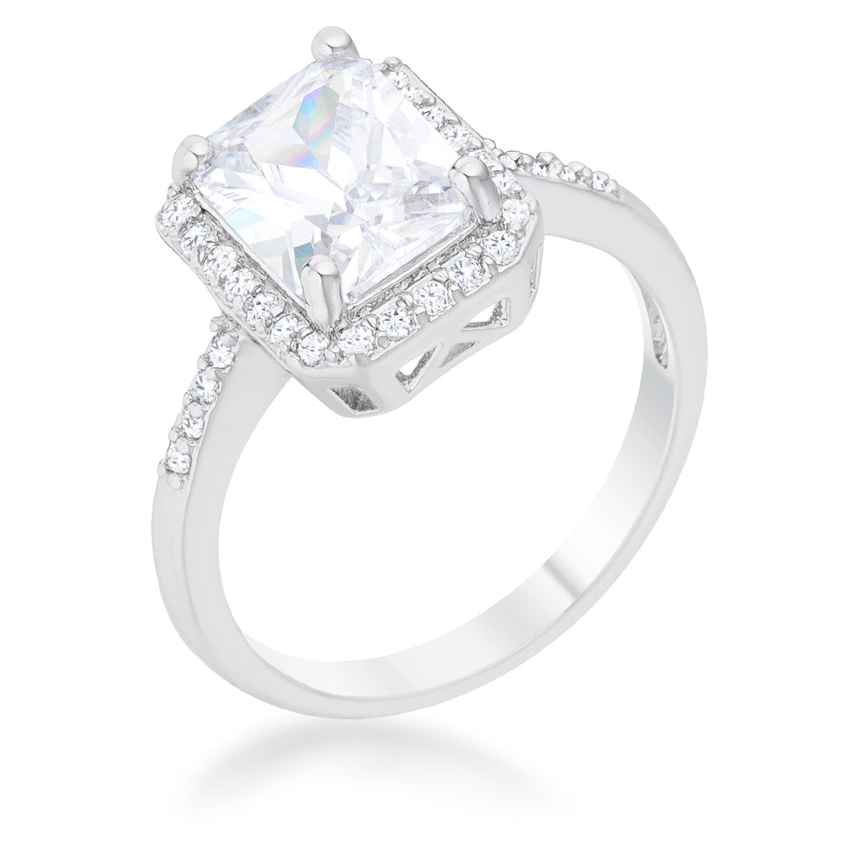 Ariana 2.95ct Rhodium Classic