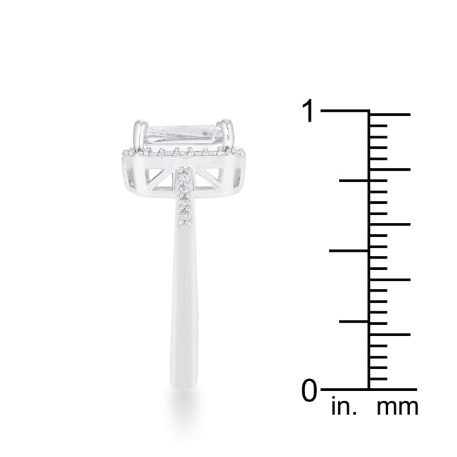 Ariana 2.95ct Rhodium Classic