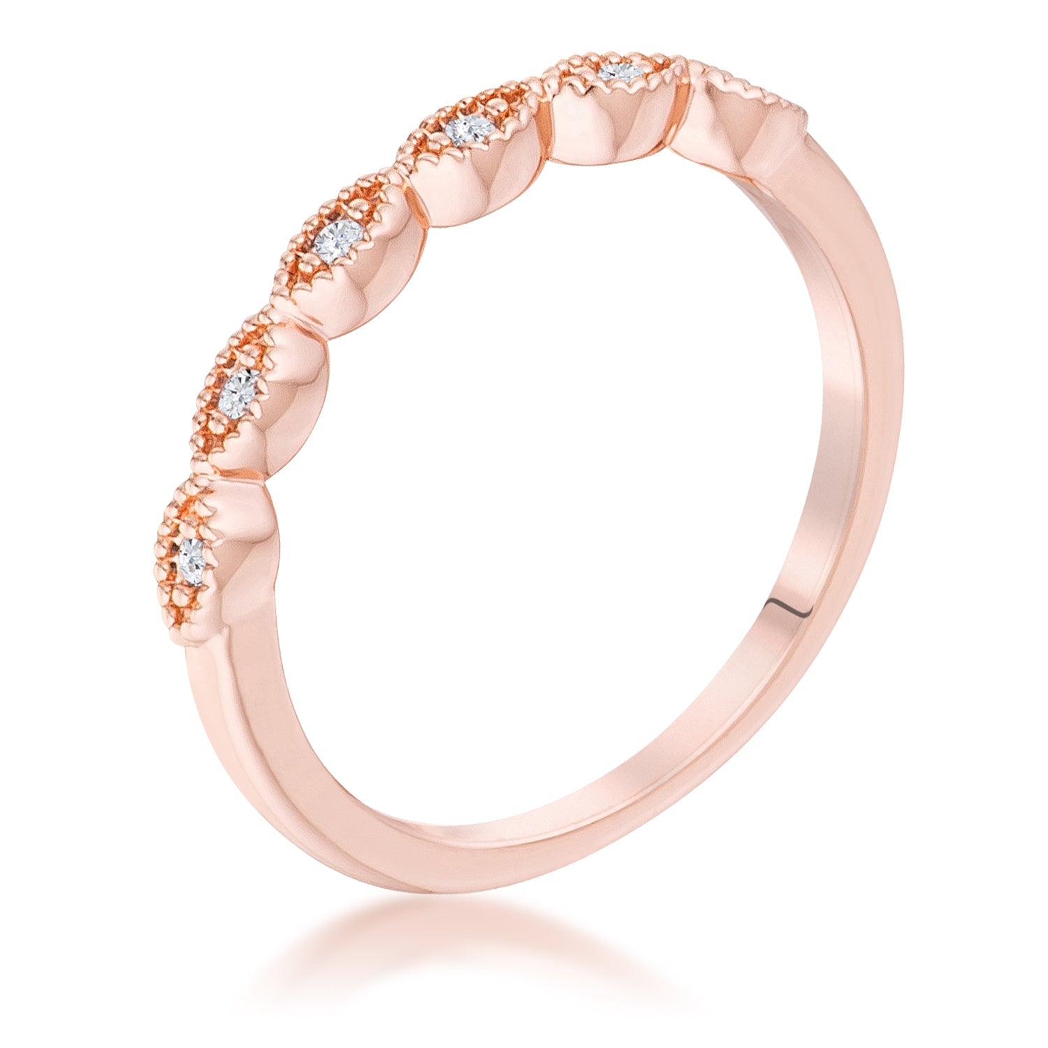 Rose Gold Plated Delicate Stackable