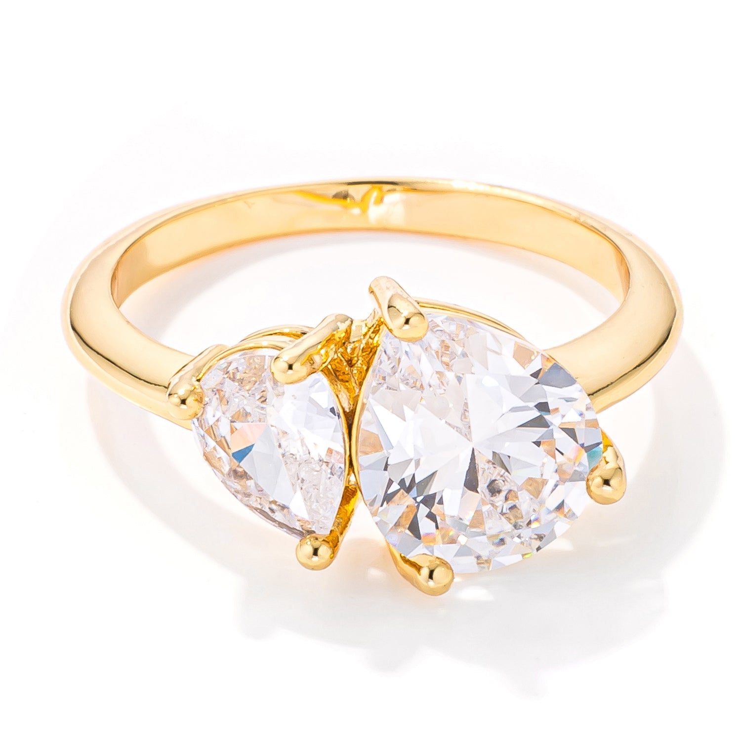 2.75ct Gold Plated Toi et Moi